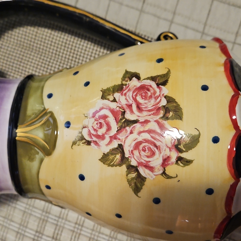 AMBER ROSE by NANETTE VACHER for AMBIANCE COLLECTION RARE PITCHER - Picture 12 of 16